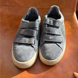 Sandro Blue Velcro Sneakers